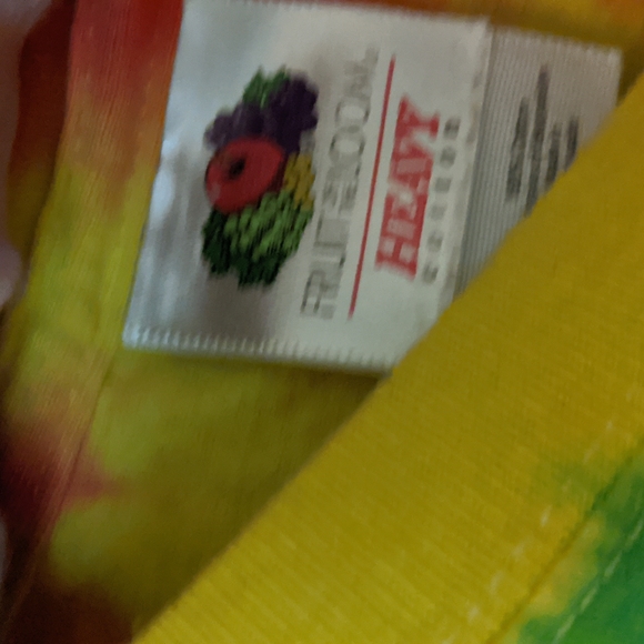 🌈14-16, unisex Fruit of the Loom, tie dye Bahamas t-shirt 100% cotton - Picture 4 of 5